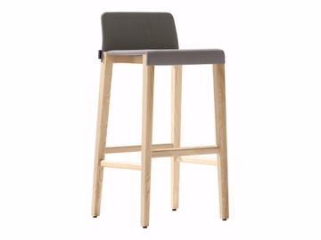 DALTON 663 - High fabric stool with footrest by Et al. - view 2